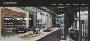 Black N White Haus Interior' Homepage