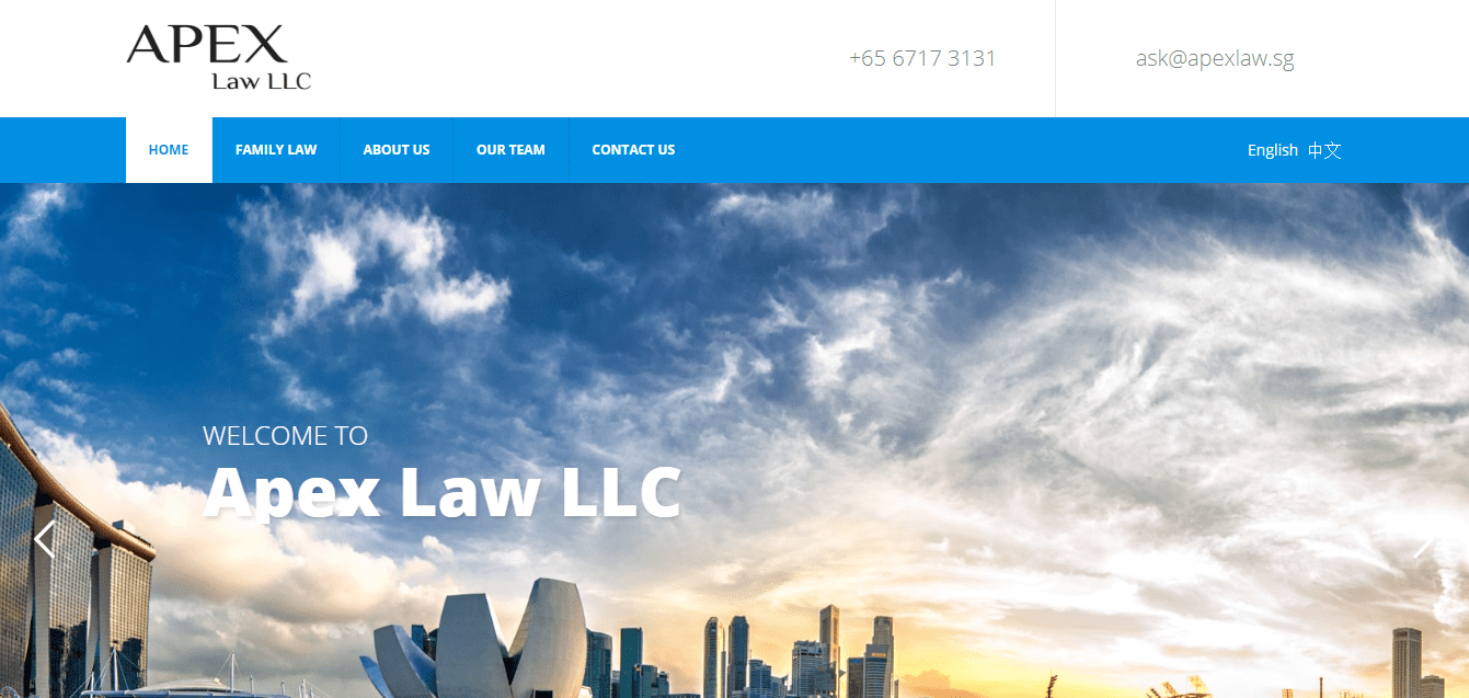 APEX Law's Homepage