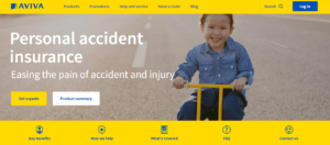 Aviva Insurance's Homepage