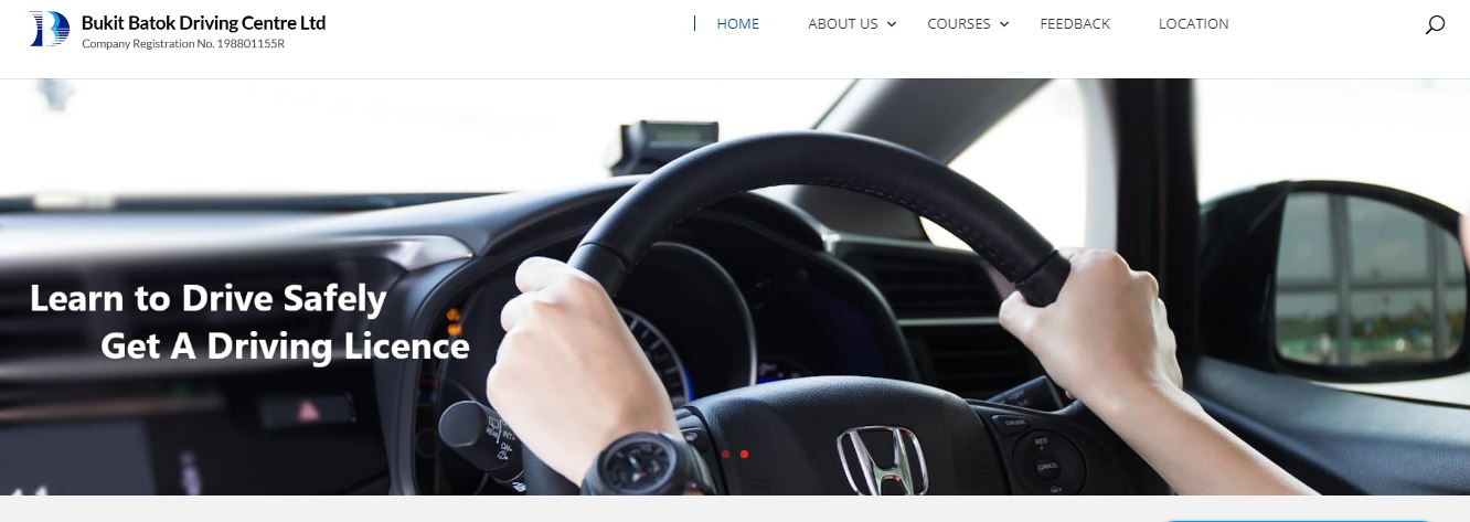 Bukit Batok Driving Centre's Homepage