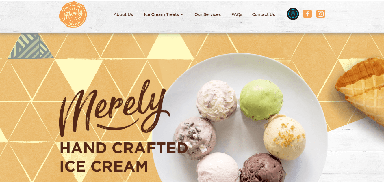 Merely Ice Cream's Homepage