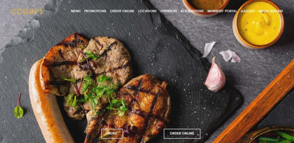 Collin’s Grille's Homepage