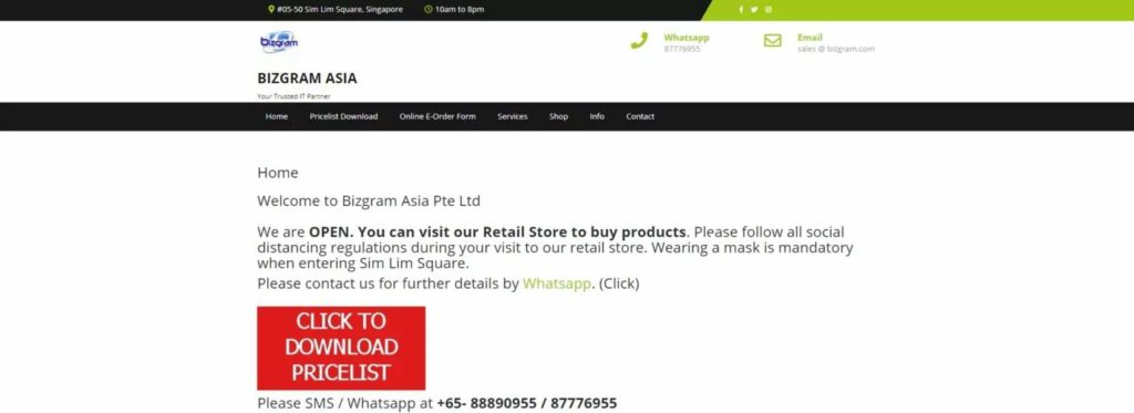 Bizgram Asia's Homepage