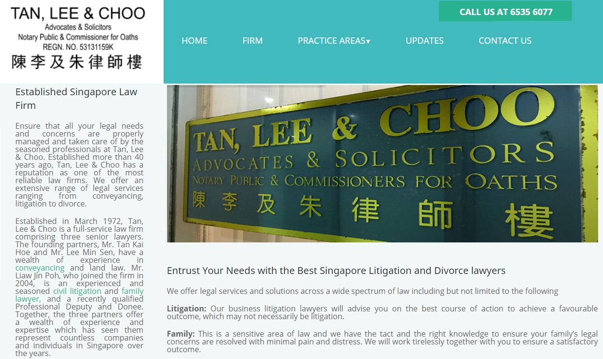 TAN LEE & CHOO's Homepage