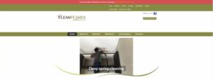 CleanHomes' Homepage