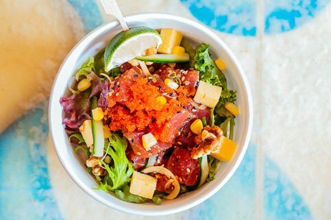 Aloha Poke's Healthy Foods