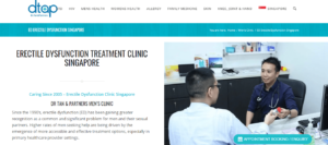 Dr. Tan & Partners Clinic's Homepage
