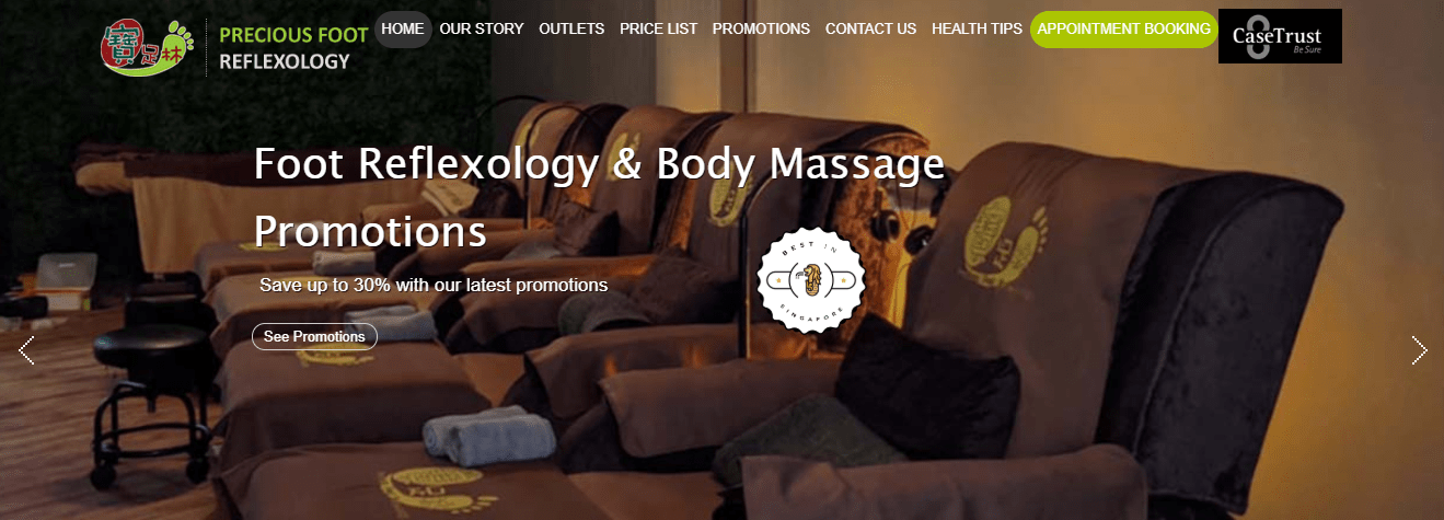Precious Foot Reflexology's Homepage