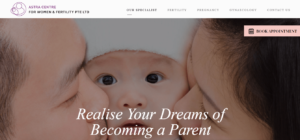 Astra Centre for Women and Fertility's Homepage