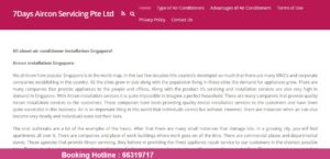 7Days Aircon Servicing's Homepage