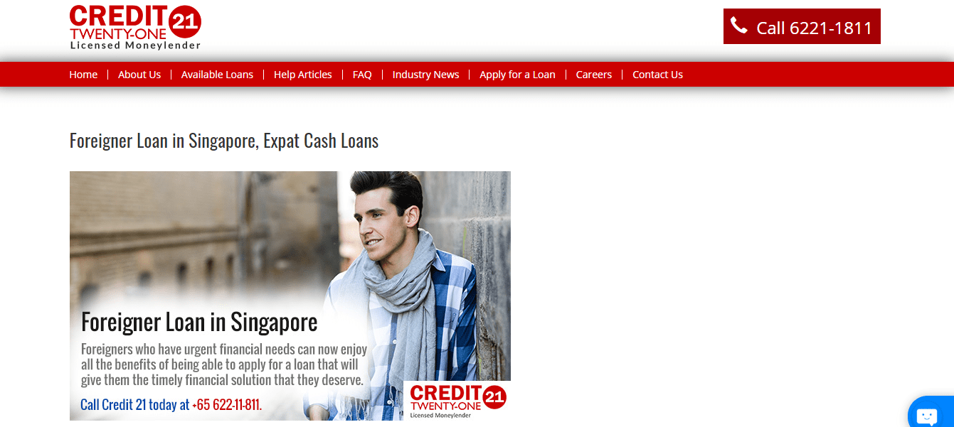 Credit 21's Homepage