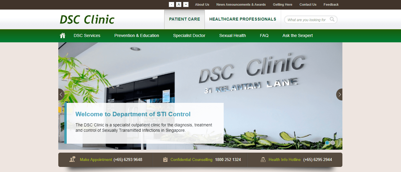 DSC Clinic's Homepage