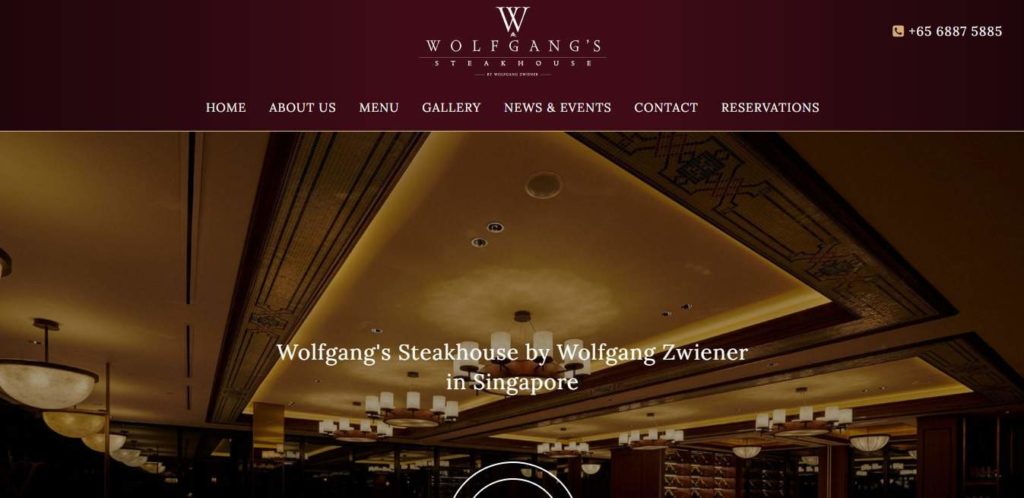 Wolfgang’s Steakhouse's Homepage