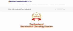 Arising Cleaning Management's Homepage
