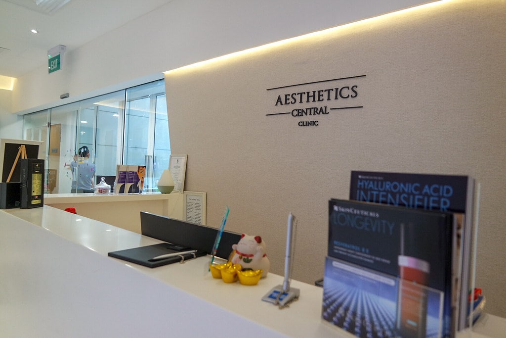 Aesthetics Central Clinic's Front Desk
