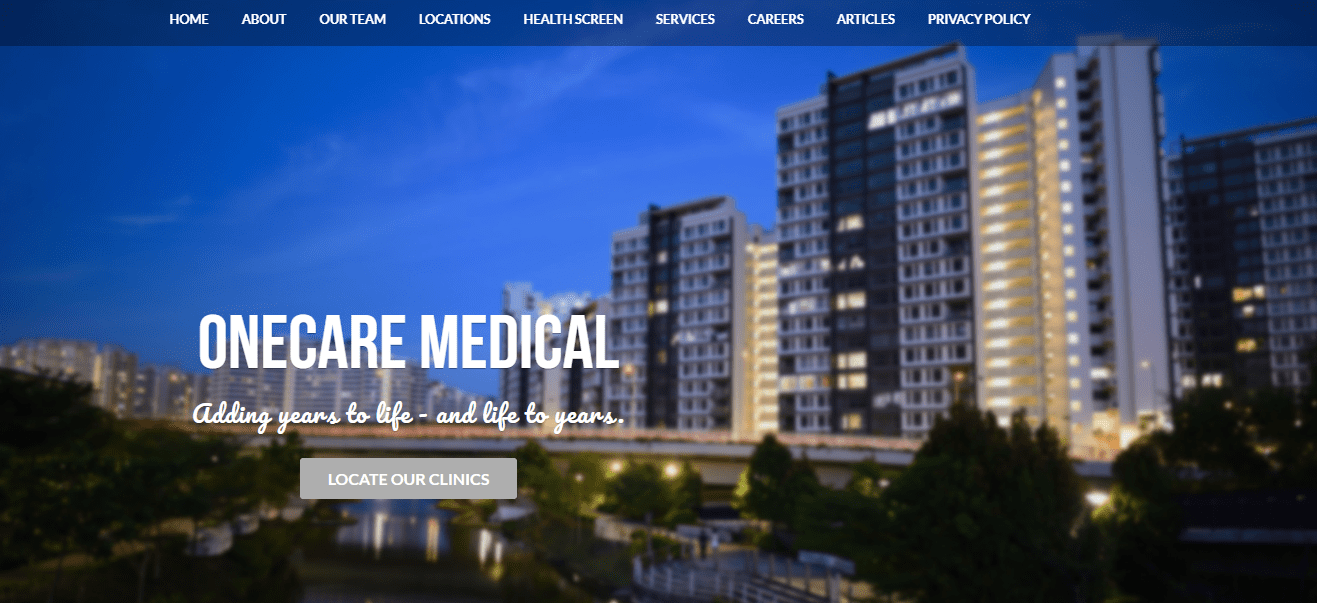 OneCare Medical's Homepage