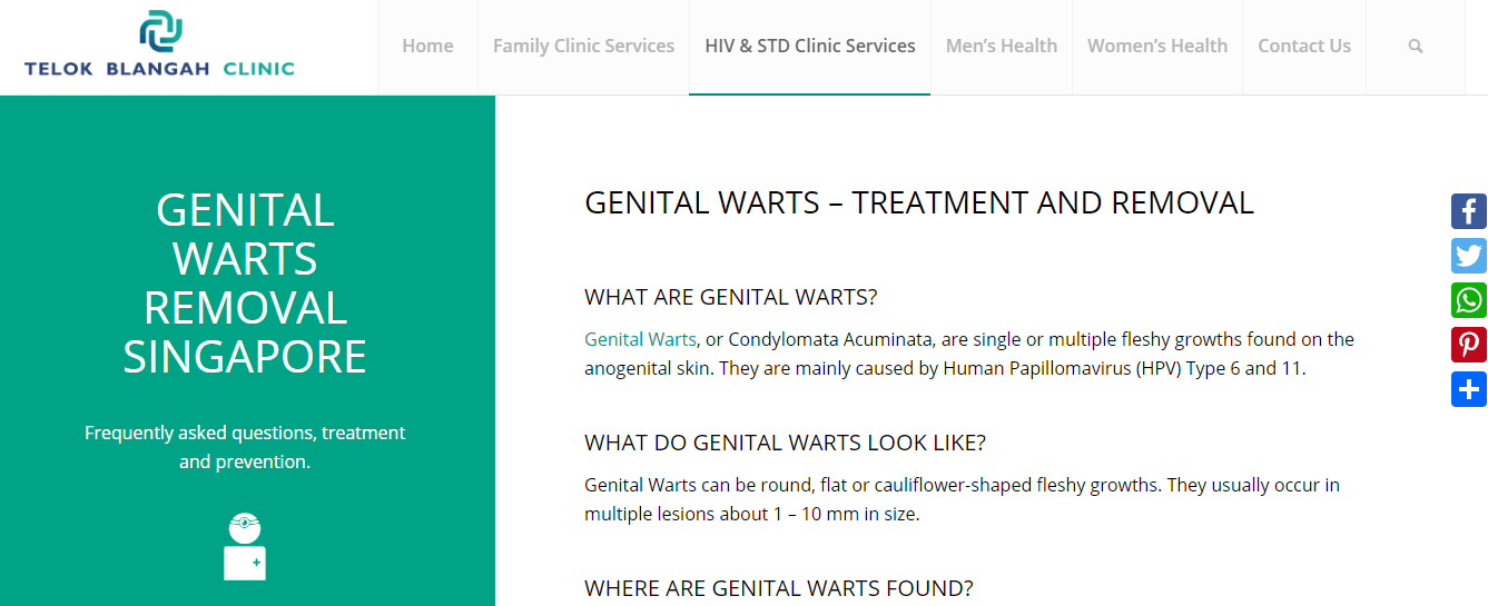 Telok Blangah Clinic's Homepage