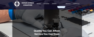 Repair Express' Homepage