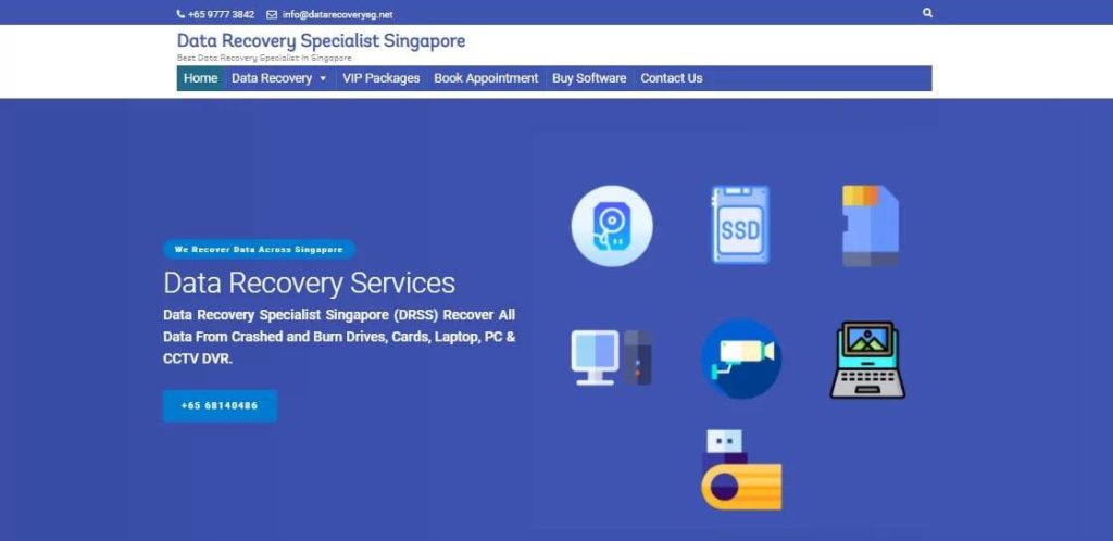 Data Recovery Specialist Singapore's Homepage