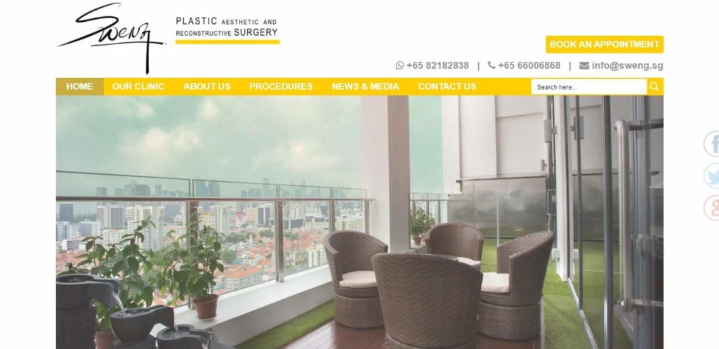 Sweng Plastic Aesthetic and Reconstructive Surgery's Homepage