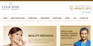 Leslie Kuek Plastic Surgery's Homepage