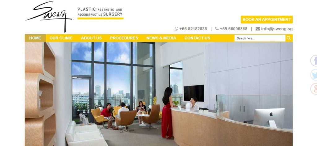 Sweng Plastic Aesthetic and Reconstructive Surgery's Homepage