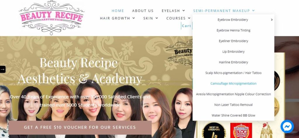 Beauty Recipe Aesthetics' Homepage