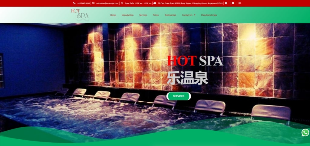 Hot Spa' Homepage