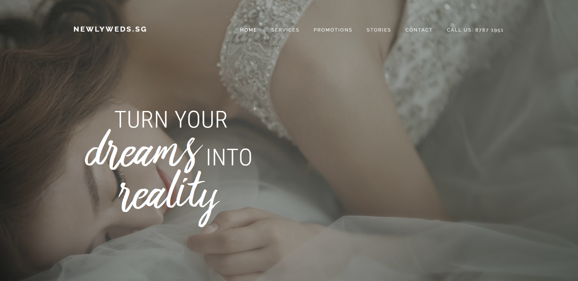 Newlyweds -Wedding Gown Rental Singapore