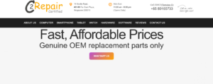 Come to Repair' Homepage