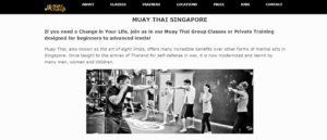 JR Muay Thai Homepage