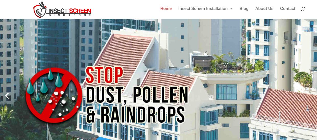 Insect Screen Singapore's Homepage