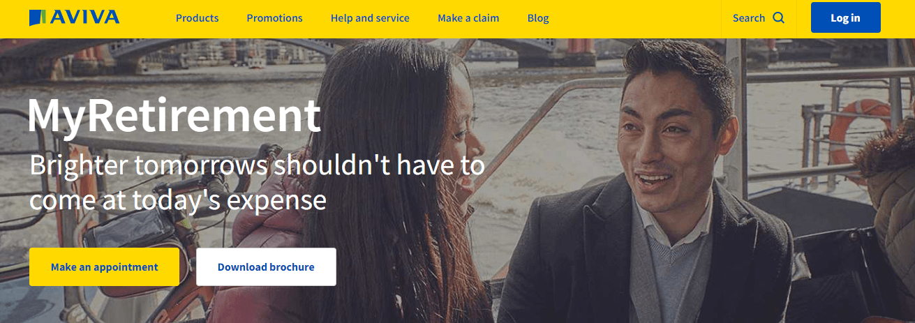 Aviva Insurance's Homepage