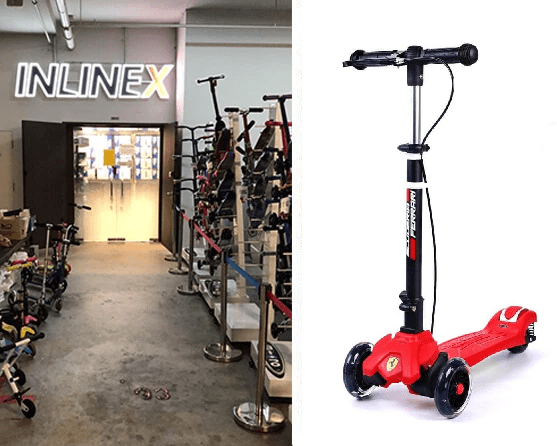 Inlinex's Shop and Scooter