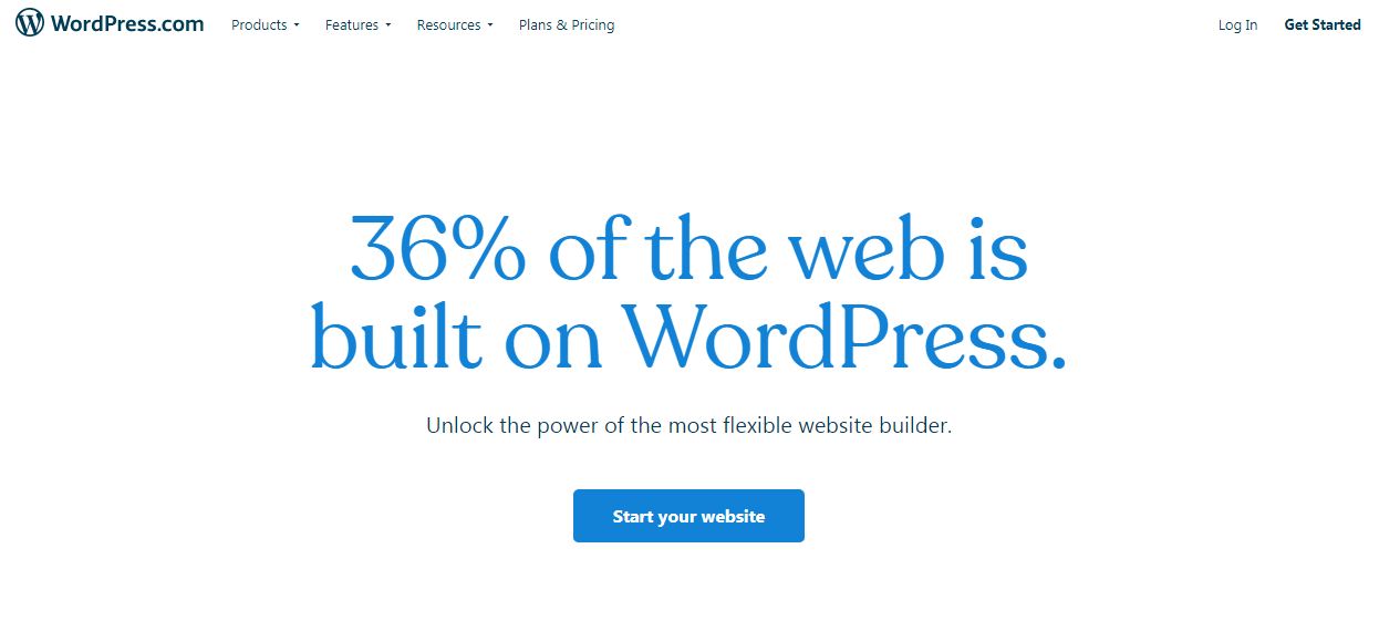 Wordpress' Homepage