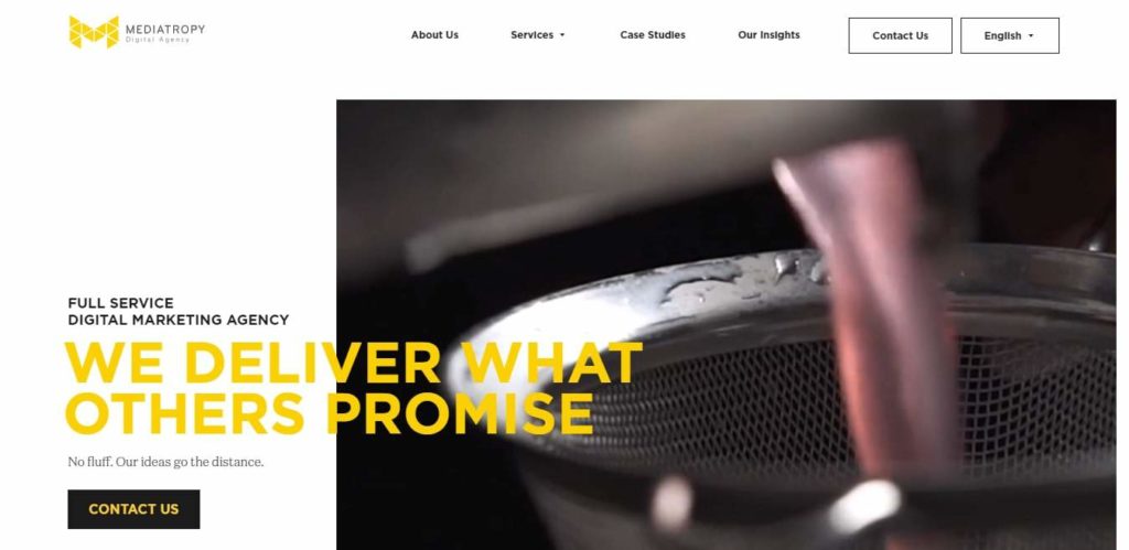 Mediatropy Digital Agency's Homepage
