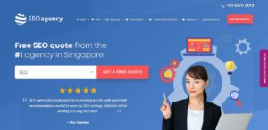 SEO Agency's Homepage