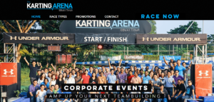 The Karting Arena's Homepage