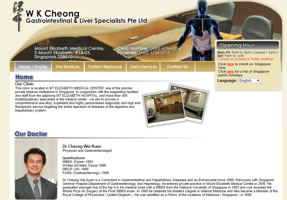 Dr. Cheong Wei Kuen's Homepage