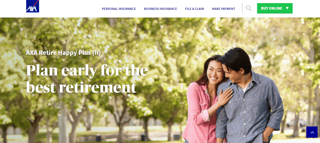 AXA Insurance's Homepage