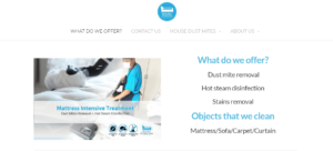 Sooku Mattress Cleaning's Homepage