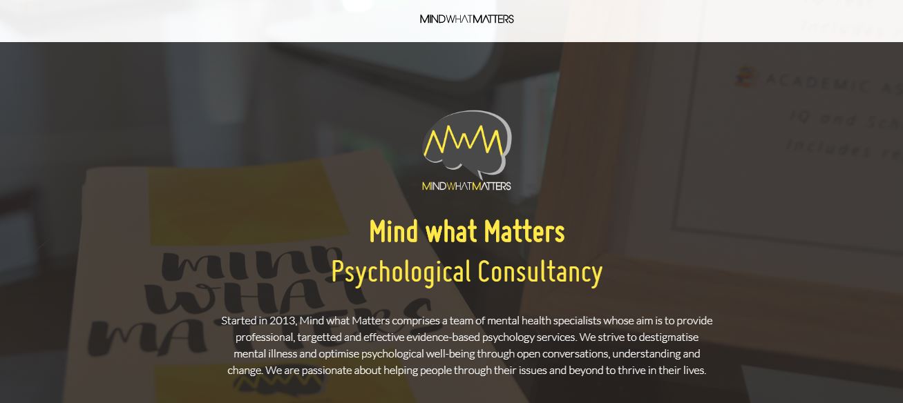 Mind what Matters' Homepage
