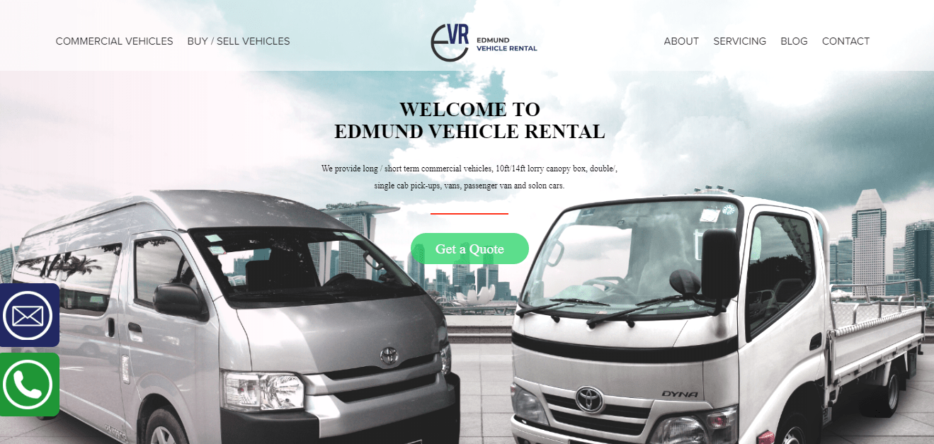 car rental vans