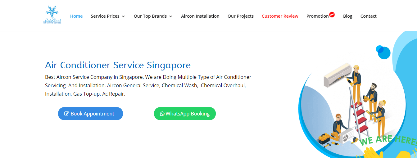Letscool Aircon and Services' Homepage