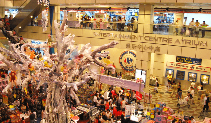 Suntec City's Shopping Mall