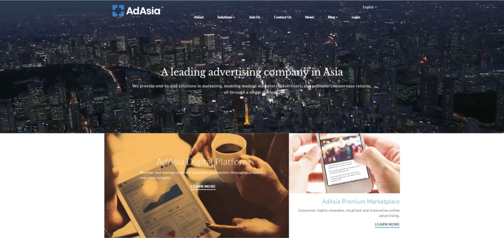 Ad Asia Holdings' Homepage