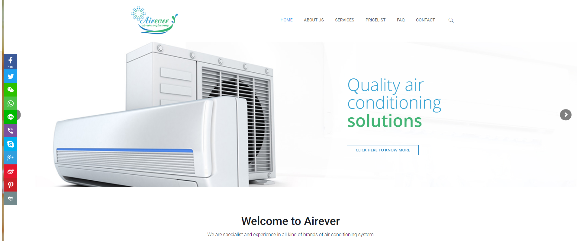 Airever Engineering's Homepage