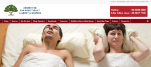 Centre for ENT Allergy & Snoring' Homepage