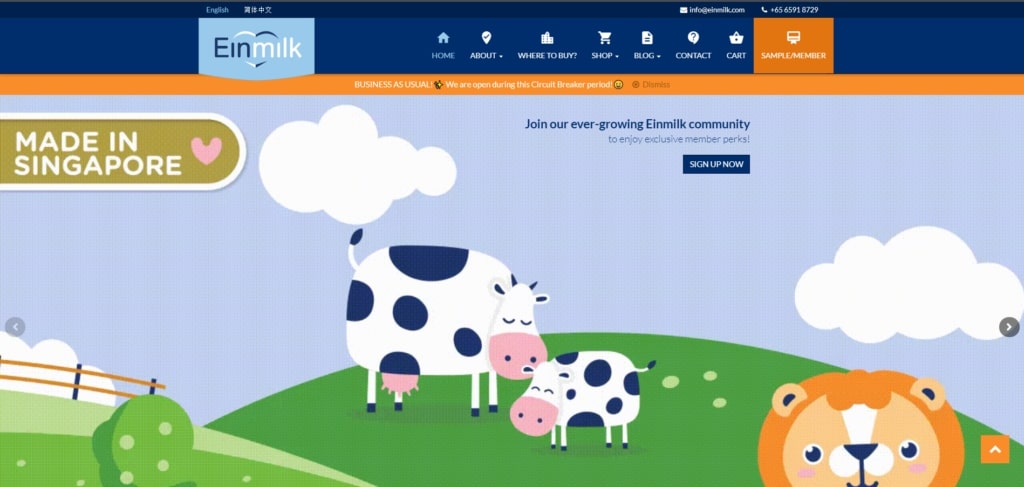Einmilk's Homepage