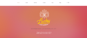 Lucky Lash & Brow' Homepage